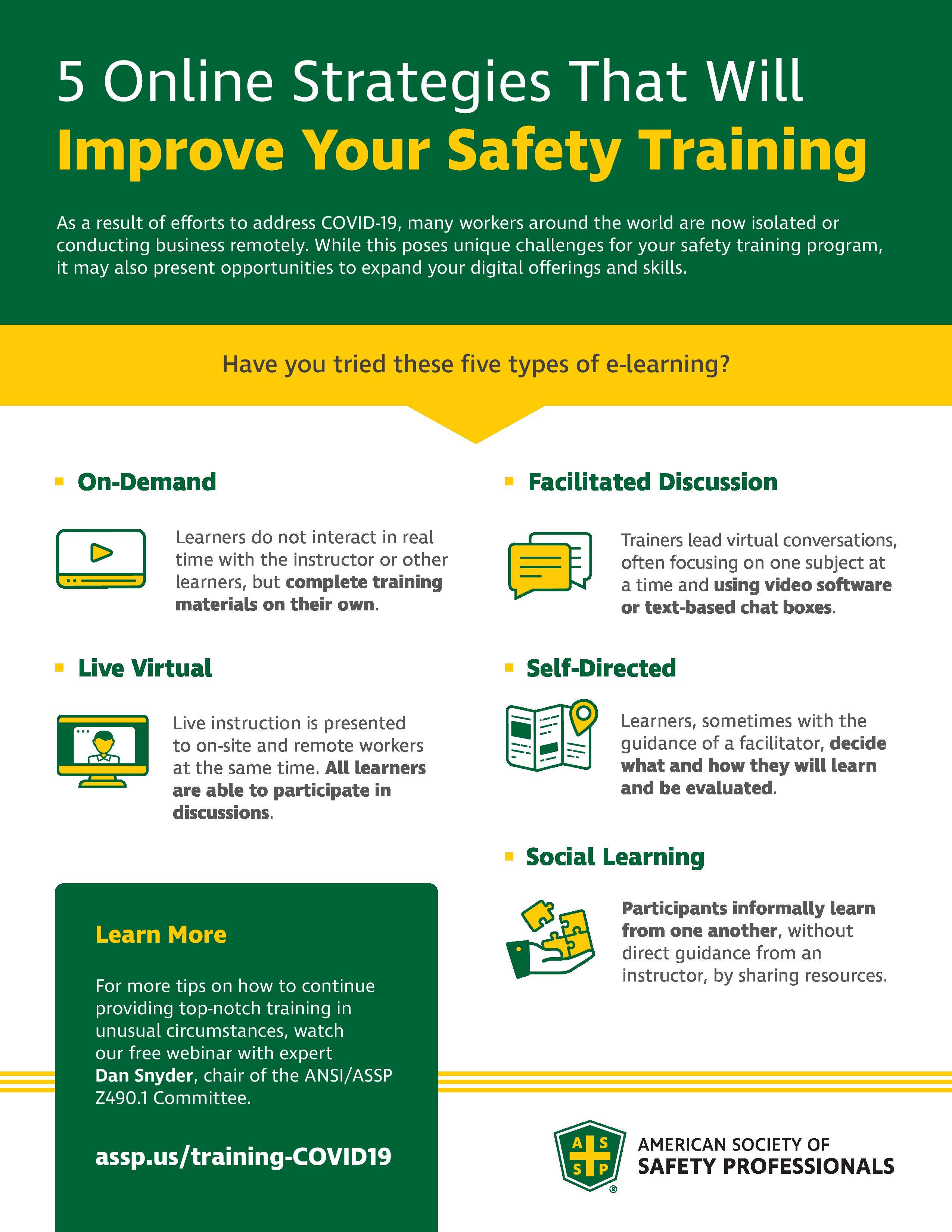 5 Online Strategies That Will Improve Your Safety Training